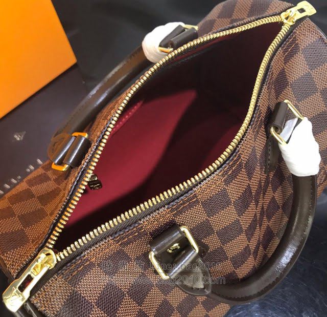 LV女包 N41368 路易威登Speedy 25手袋 LV女手提包 LV女手腕包 LV單肩斜挎包  ydh3024